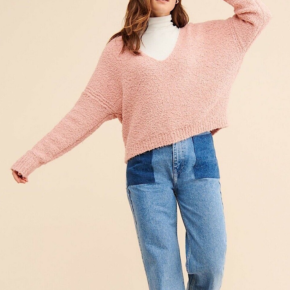 Free People finders keepers v neck sweater
